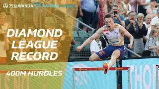 Karsten Warholm breaks 400m hurdles series record on home soil in Oslo - Wanda Diamond League 2023