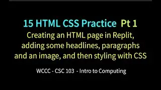 15 HTML CSS Practice Pt1