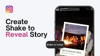 How to Add Shake to Reveal in Instagram Story | Instagram Shake to Reveal