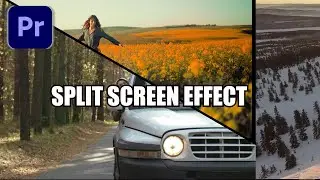 How to create Split Screen Side by Side Video Effect | Adobe Premiere Pro Tutorial