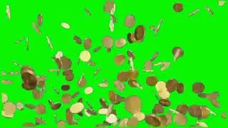 coin green screen