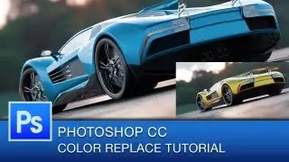 Photoshop Color Replacement Tool | Photoshop CC Tutorial