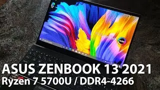 ZenBook 13 UM325 OLED (2021) Review Part 1 - Unboxing & more (Ryzen 7 5700U)