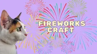 PAINTING SALT FIREWORKS CRAFT 🎆 #july4th #fireworks #shorts