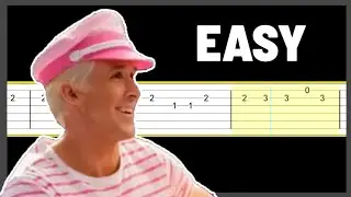 Ryan Gosling - I'm Just Ken (Guitar Tabs Tutorial)