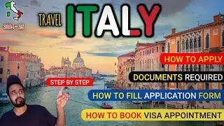 ITALY Tourist visa 2024 🇮🇹 | How to Apply Italy Tourist Visa Form online. 