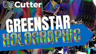 Greenstar Printable Holographic Vinyl - Create eye catching signs, stickers, and more!