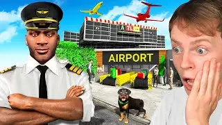 GTA 5 - Franklin's House is the NEW Airport! (Upgrade)