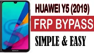 Huawei Amn-lx9 frp bypass / Huawei y5 2019 frp bypass test point