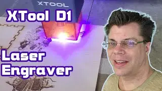 XTool D1 Laser Engraver Setup and Burn