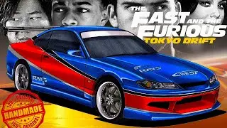 Малюємо кінотачку NISSAN SILVIA S15 SPEC-S C-WEST з фільму Форсаж: Токіо Дріфт | How to draw NISSAN