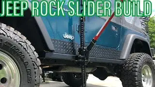 DIY Jeep Wrangler Rock Slider Build - Overland TJ YJ JK CJ7 Simple How To Welding Fab Project