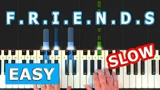 FRIENDS THEME - SLOW EASY Piano Tutorial