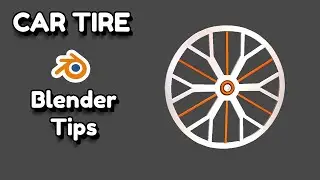 blendet tips modeling a car tire