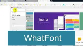 WhatFont Google Chrome extension For web  Designer