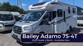 £64,990 Motorhome: Bailey Adamo 75-4T 2023 Model 4 Berth