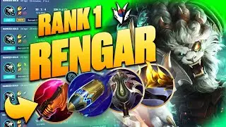 RANK 1 RENGAR JUNGLE Drops 30 Kills in KOREAN Grandmaster!  👑 | How To Play And Build Rengar!