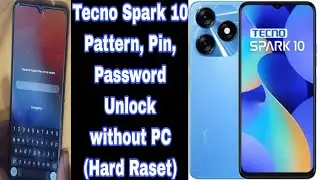 Tecno Spark 10 Hard Reset no command Solution Password Reset Vivo Tecno Spark 10 Pattern Lock Remove