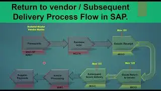 06.16) Return to Vendor ( RTV) Process and Subsequent Delivery in SAP MM. (SAP ECC / S4 HANA). 