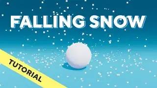 How to Make a Falling Snow in Unity