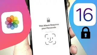 How To Lock Photos Album On iPhone!