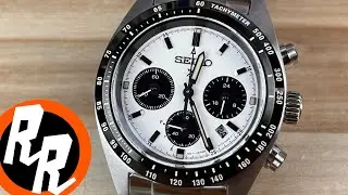 Seiko SSC813 Solar Panda Chronograph