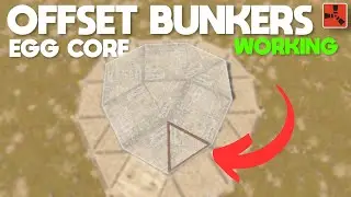 RUST - WORKING OFFSET Bunker (EGG CORE) - 2024 New Rust Base Design