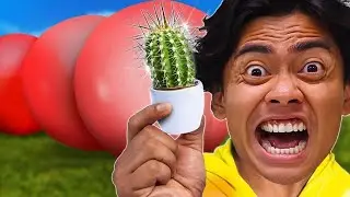 How Many Giant Balloons Can STOP THIS CACTUS?