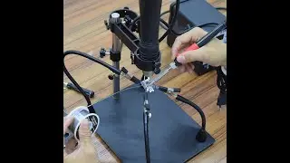 Hot Air Gun Frame Soldering Iron Holder PCB Board Clip Soldering Station Heat Gun Stand Welding Tool