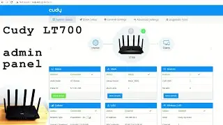 Cudy LT700 4G+ router Wi-Fi dual band • Admin panel login and settings overview