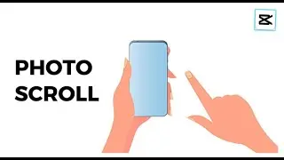 How to create scroll effect in capcut