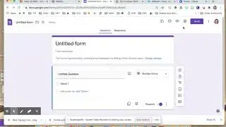 Google Forms Header Icons