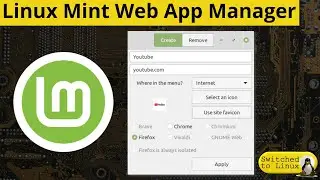 Linux Mint Web App Manager