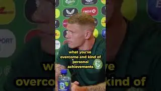 James McClean on reaching 100 caps for Ireland #coybig #shorts