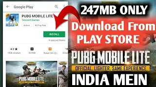 How To Download Install and Play PUBG MOBILE LITE | pubg mobile lite 2018 update