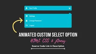 Create Custom Select Option Using HTML CSS & jQuery