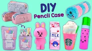 8 DIY Pencil Case Ideas - Milk Bottle Pencil Case and more...  Cute and Easy