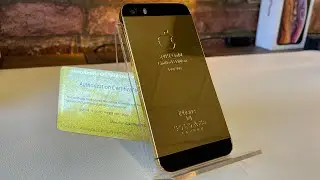 Conversion to 24K Gold iPhone SE | PHONEBULANCE