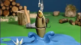 GOING FISHING. A Stop motion Animation by Guldies