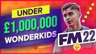 FM22 CHEAP Wonderkids Under 1M | Best Football Manager 2022 Wonderkids