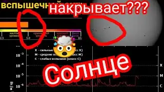 Солнечная активность на графиках