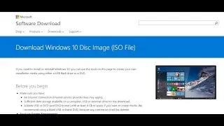 How to Download Windows 10 ISO file directly from Microsoft