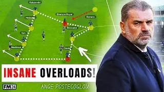 Ange Created A BEAST Tactic! | EXPLOITING THE HALF-SPACE! | FM24 TACTICS | FOOTBALL MANAGER 2024