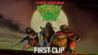 Teenage Mutant Ninja Turtles: Mutant Mayhem | First Clip (2023 Movie)