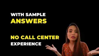 Tell Me Something About Yourself | Call Center Job Interview