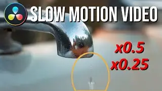 How to Add Slow Motion in DaVinci Resolve 17.2 ~ Tutorial