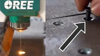 Countersink laser holes