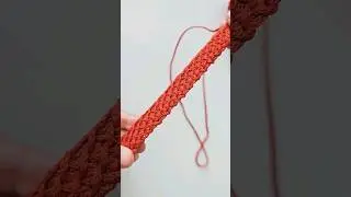 ремешок для сумки ✅️ #crochettutorial #howtocrochet #вязаниекрючком #crochetbag #crochetpattern