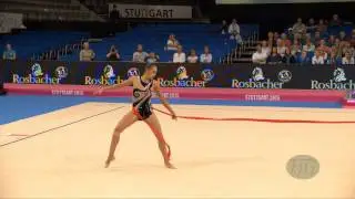 Margarita MAMUN (RUS) 2015 Rhythmic Worlds Stuttgart - Qualifications Ribbon