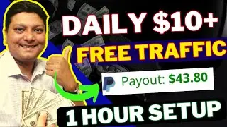 Every 1 Hours Get Paid $10+ With Free Traffic (Make Money Online 2023)